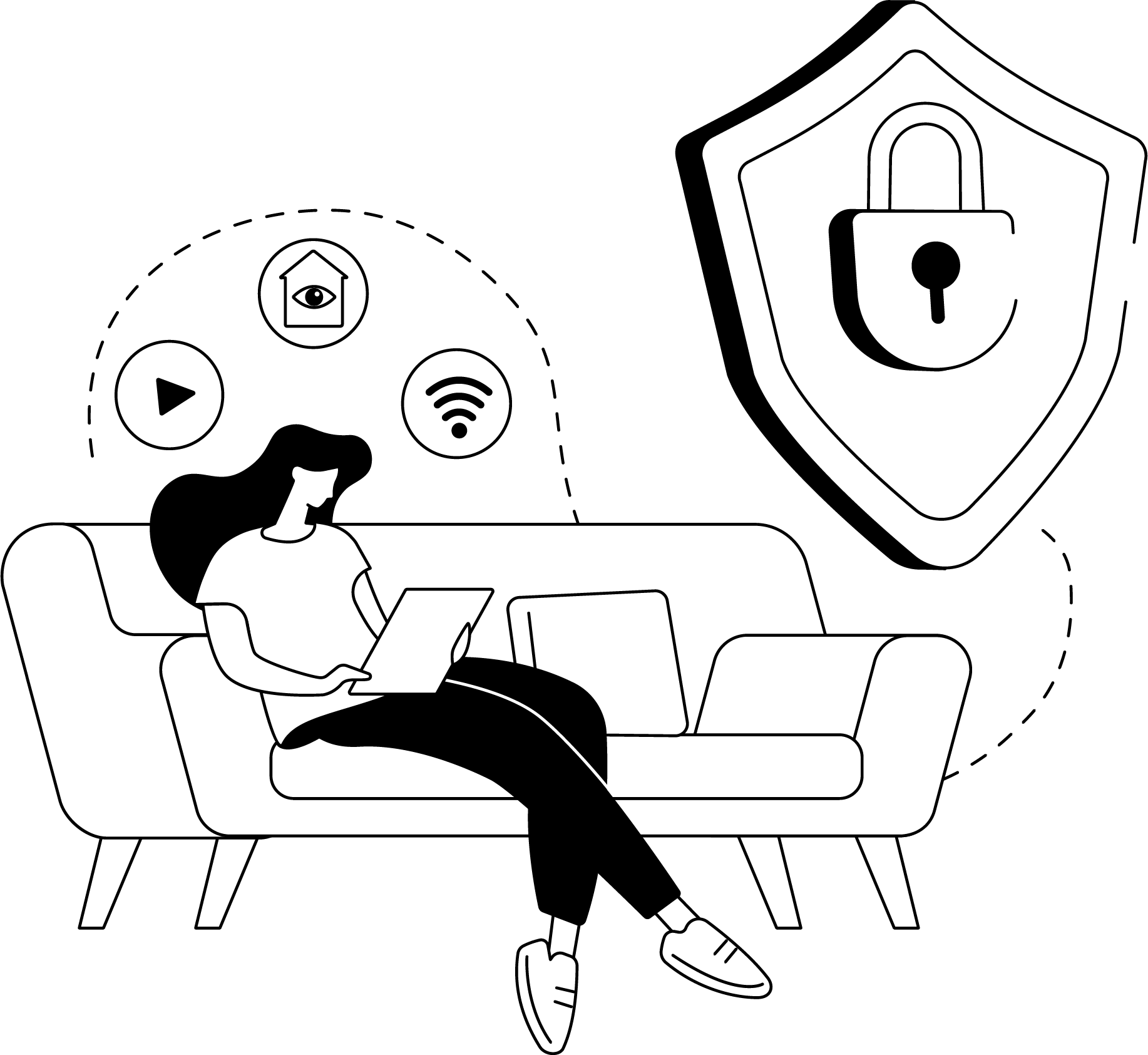 Enterprise security illustration
